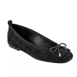 Marc Fisher LTD Ubet Slip-On Square Toe Dress Flats in Black Size 8